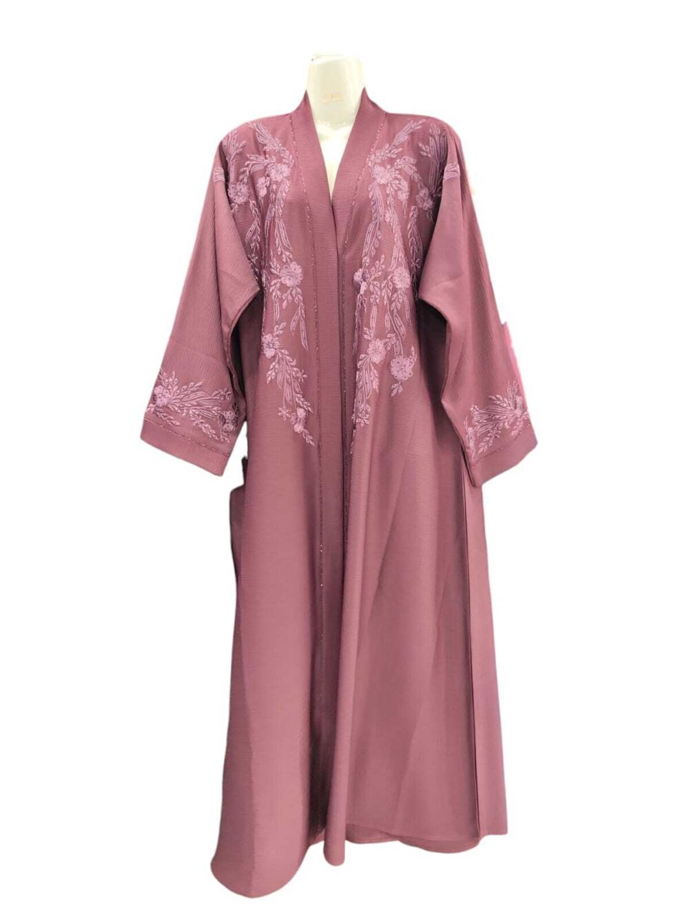 Zoom Front Embroidery Abayas - Image 8