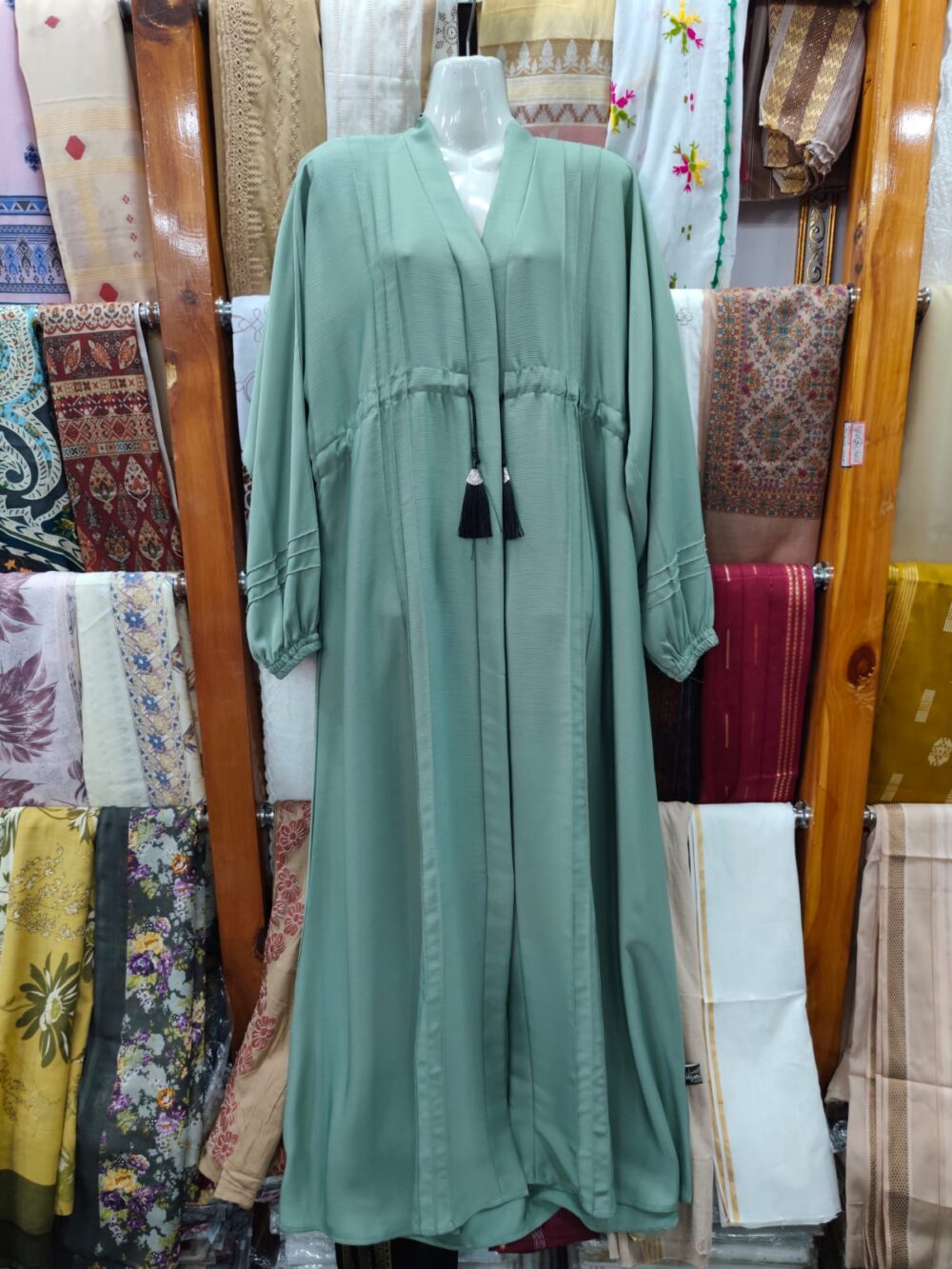 Front Open Plates Abaya - Image 4
