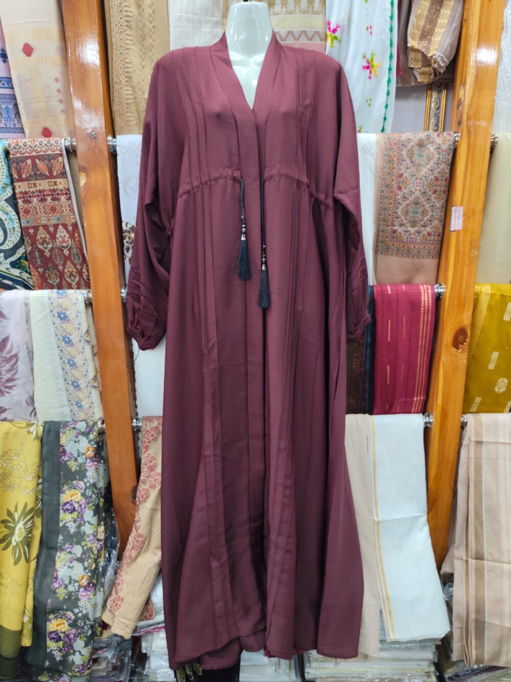 Front Open Plates Abaya - Image 3