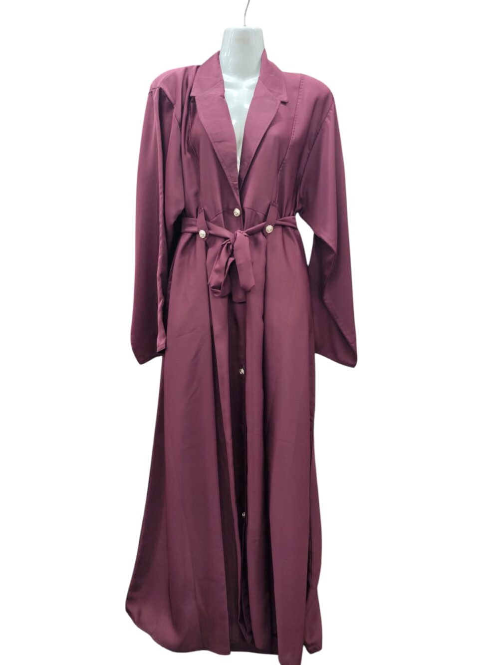 Coat Collar Abaya - Image 5