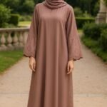 Cutwork Sleeves Maxi Abayas