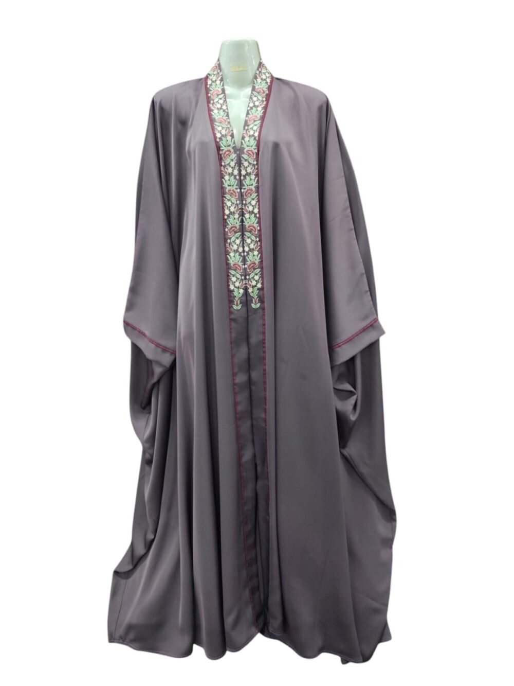 Front embroidery kaftaan abaya - Image 3