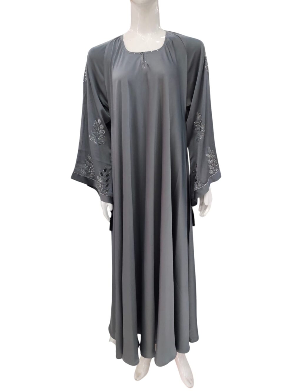 Sleeves Embroidery Airline Abaya - Image 3