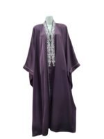 Front embroidery kaftaan abaya - Image 5