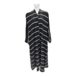 White Stripes Abaya - Image 4