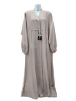 Front Open Plates Abaya - Image 16