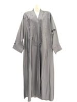 Zoom Front Embroidery Abaya - Image 2