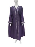 Front Embroidery Abaya - Image 4