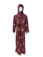 Front Embroidery Double Gown - Image 9