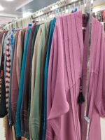 Front Open Plates Abaya