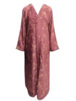 Printed Front Open Abaya - Image 2