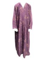 Printed Front Open Abaya - Image 7