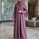 Self Print Abaya