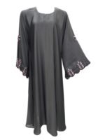 Cutwork Embroidery Abaya - Image 4