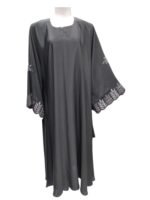 Cutwork Embroidery Abaya - Image 5