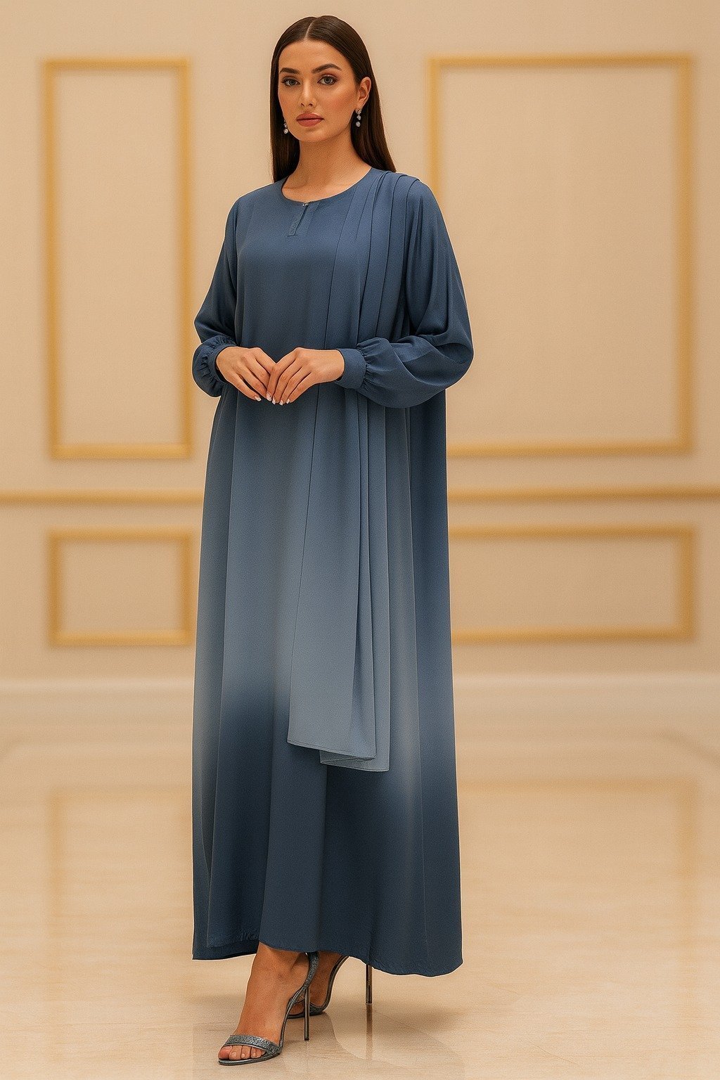 WhatsApp-Image-2025-11-29-at-8.13.53-PM.jpeg 3 Tone Maxi Abaya - Image 1