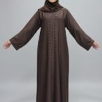 Front Embroidery Abaya