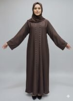 Front Embroidery Abaya