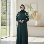Back Embroidery Abaya