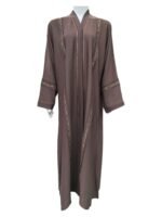 Embroidery Lining Abaya - Image 3