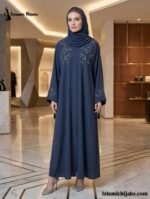 Cutdana Embroidery Abaya