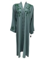 Cutdana Embroidery Abaya - Image 7