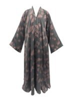 Printed Full Flare Abaya - Image 3