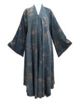 Printed Full Flare Abaya - Image 13