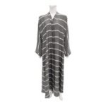 White Stripes Abaya - Image 3