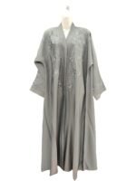 Zoom Front Embroidery Abaya - Image 3