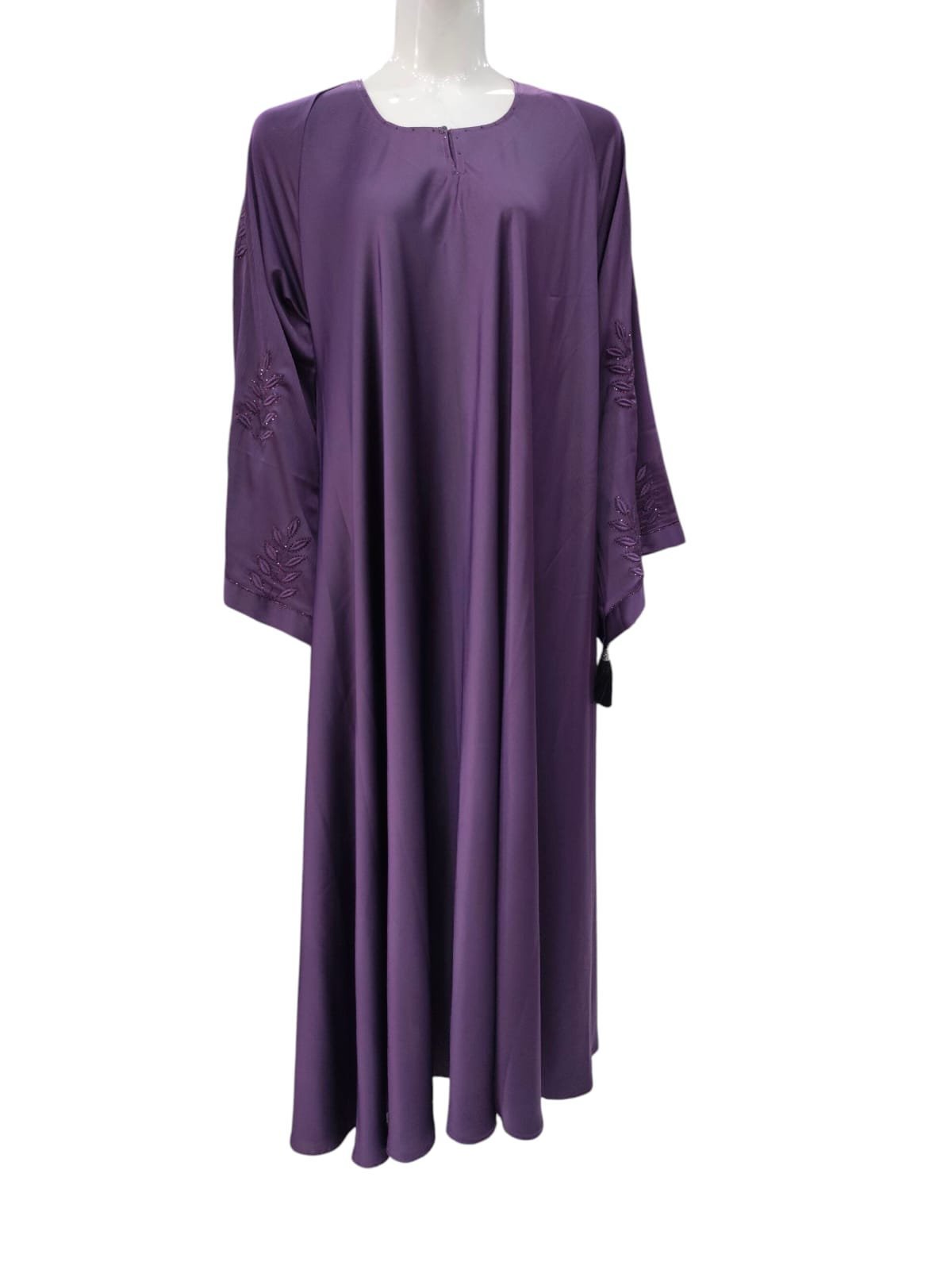 cd4a4809-4f1e-4440-a3ab-b1d18943f51a.jpeg Sleeves Embroidery Airline Abaya - Image 1