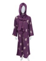 Front Embroidery Double Gown - Image 3
