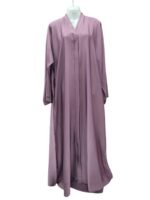 New Simple Front Open Abaya - Image 4
