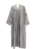 Zoom Front Embroidery Abayas - Image 2