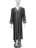 Front Embroidery Abaya - Image 3