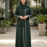Front Embroidery Abaya