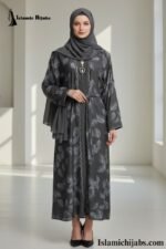 Digital Print Abaya