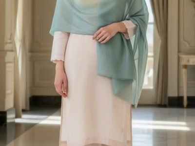 Printed Lawn Staller Pakistan | Large Soft Lawn Hijab for Women